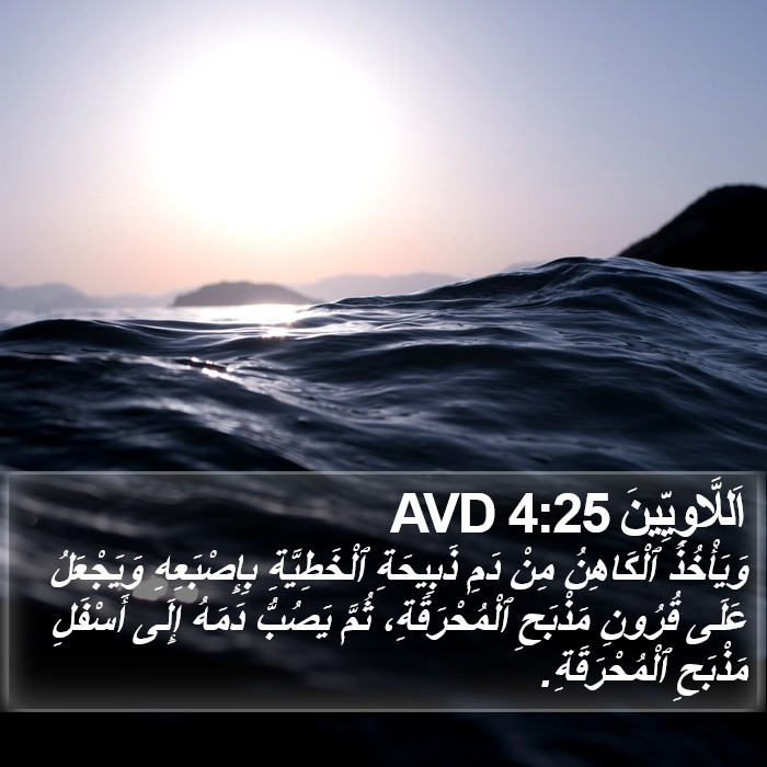 اَللَّاوِيِّينَ 4:25 AVD Bible Study