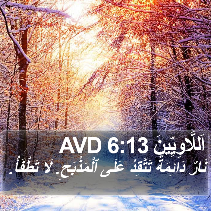 اَللَّاوِيِّينَ 6:13 AVD Bible Study