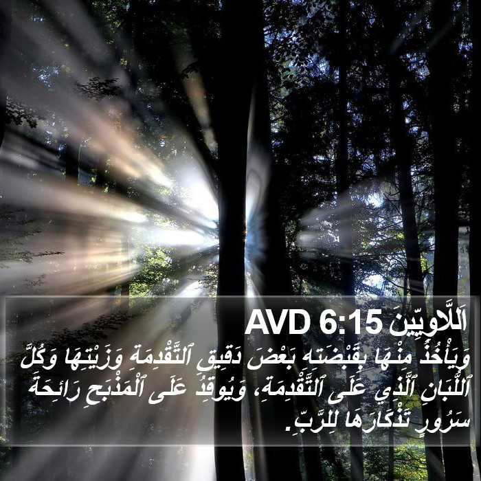 اَللَّاوِيِّينَ 6:15 AVD Bible Study