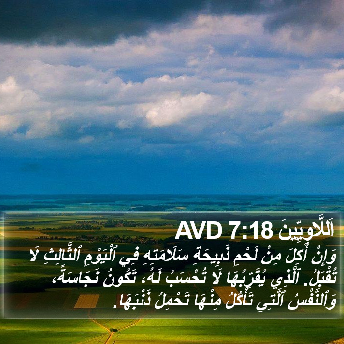 اَللَّاوِيِّينَ 7:18 AVD Bible Study