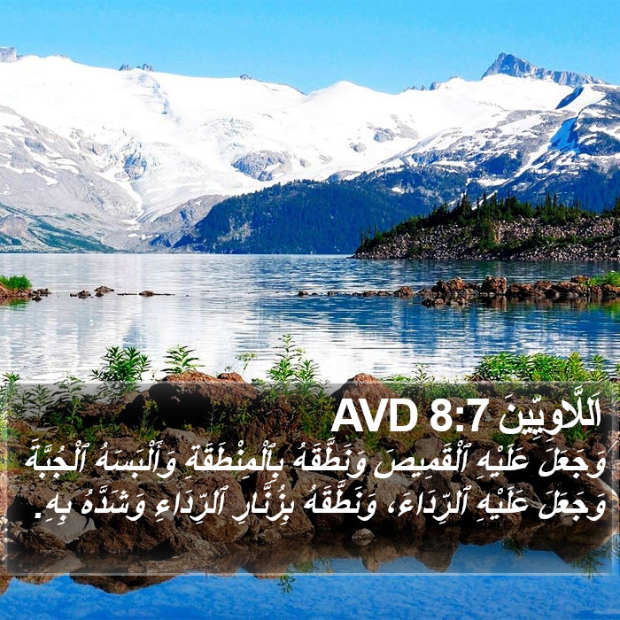اَللَّاوِيِّينَ 8:7 AVD Bible Study