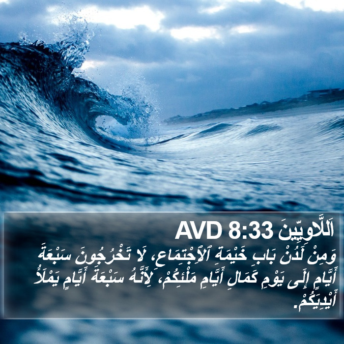 اَللَّاوِيِّينَ 8:33 AVD Bible Study