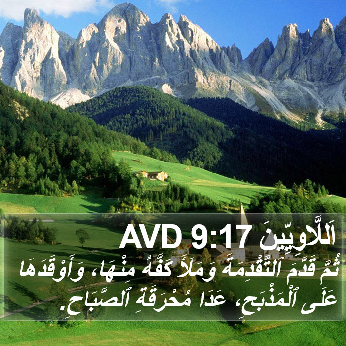 اَللَّاوِيِّينَ 9:17 AVD Bible Study