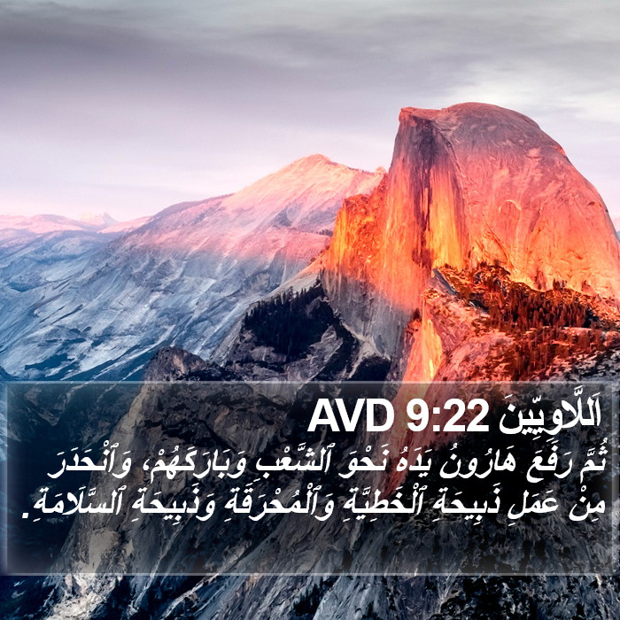 اَللَّاوِيِّينَ 9:22 AVD Bible Study