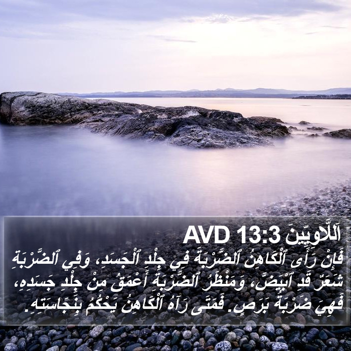 اَللَّاوِيِّينَ 13:3 AVD Bible Study