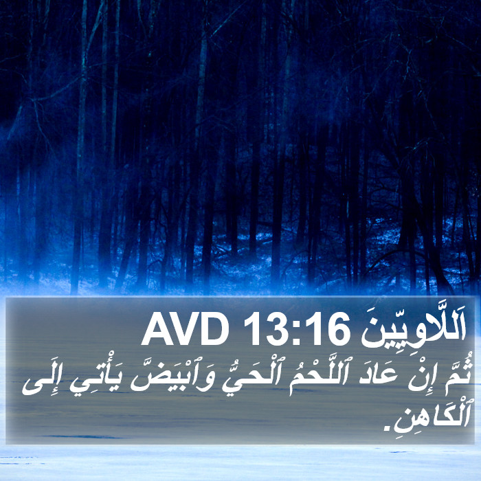 اَللَّاوِيِّينَ 13:16 AVD Bible Study