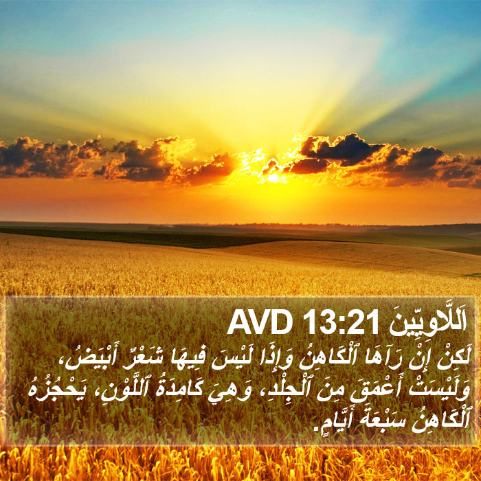 اَللَّاوِيِّينَ 13:21 AVD Bible Study