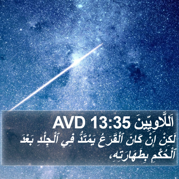 اَللَّاوِيِّينَ 13:35 AVD Bible Study