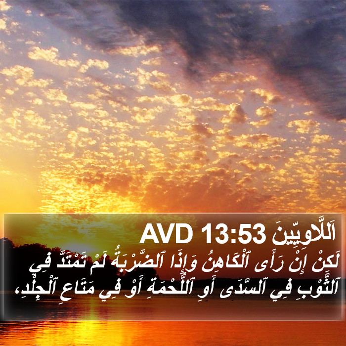 اَللَّاوِيِّينَ 13:53 AVD Bible Study