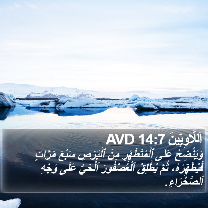 اَللَّاوِيِّينَ 14:7 AVD Bible Study