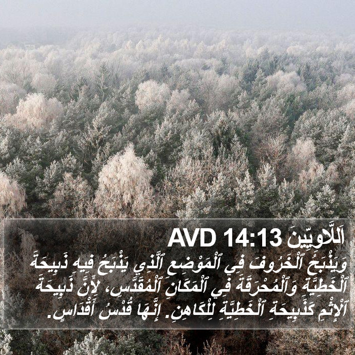 اَللَّاوِيِّينَ 14:13 AVD Bible Study