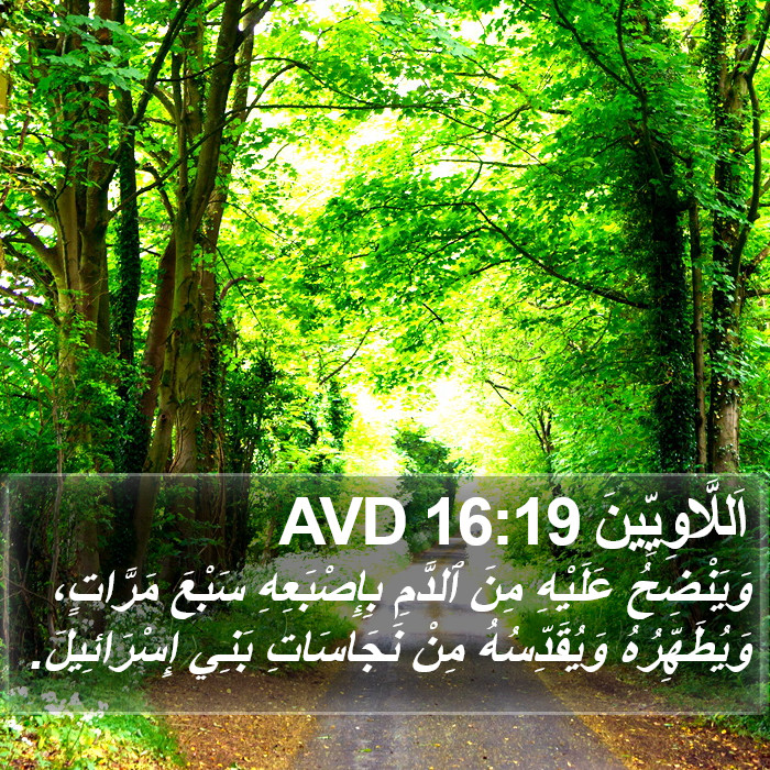 اَللَّاوِيِّينَ 16:19 AVD Bible Study