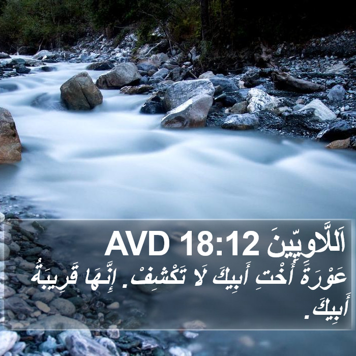 اَللَّاوِيِّينَ 18:12 AVD Bible Study