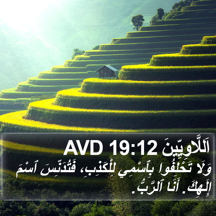 اَللَّاوِيِّينَ 19:12 AVD Bible Study