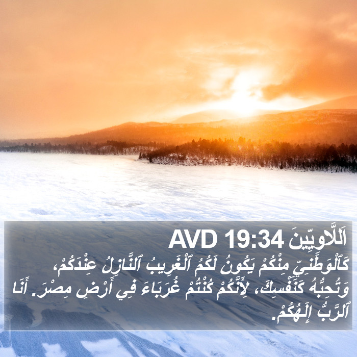 اَللَّاوِيِّينَ 19:34 AVD Bible Study