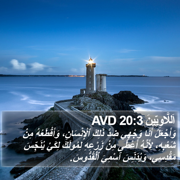 اَللَّاوِيِّينَ 20:3 AVD Bible Study