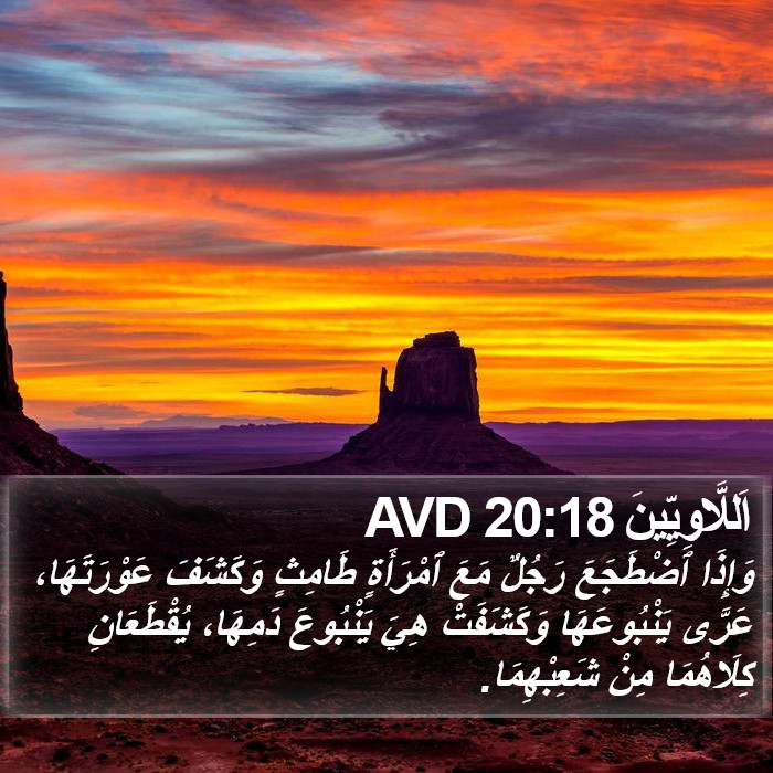 اَللَّاوِيِّينَ 20:18 AVD Bible Study