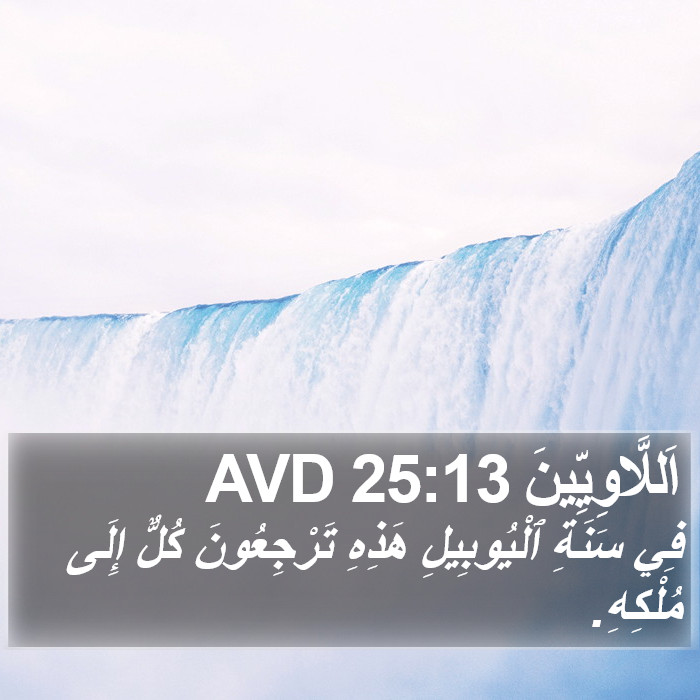 اَللَّاوِيِّينَ 25:13 AVD Bible Study
