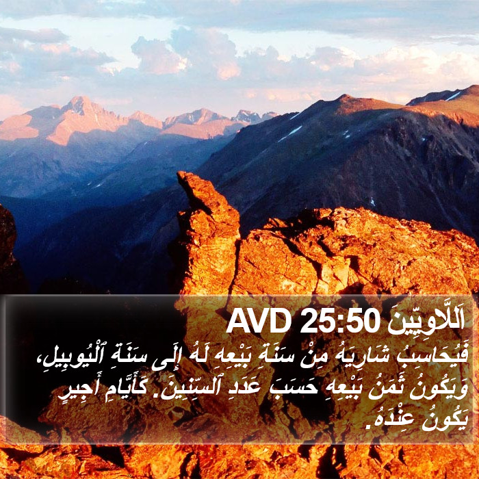 اَللَّاوِيِّينَ 25:50 AVD Bible Study