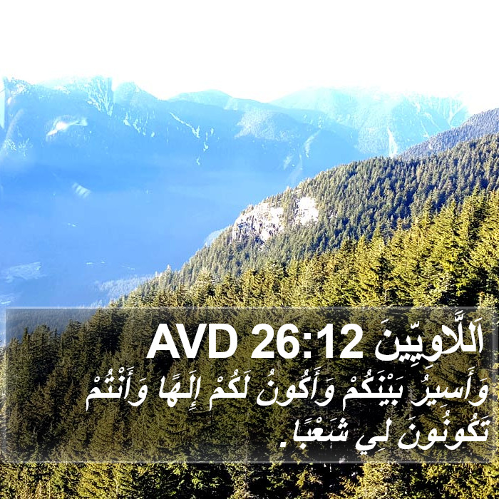اَللَّاوِيِّينَ 26:12 AVD Bible Study