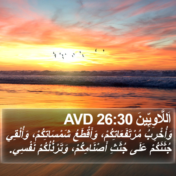 اَللَّاوِيِّينَ 26:30 AVD Bible Study