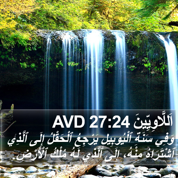 اَللَّاوِيِّينَ 27:24 AVD Bible Study