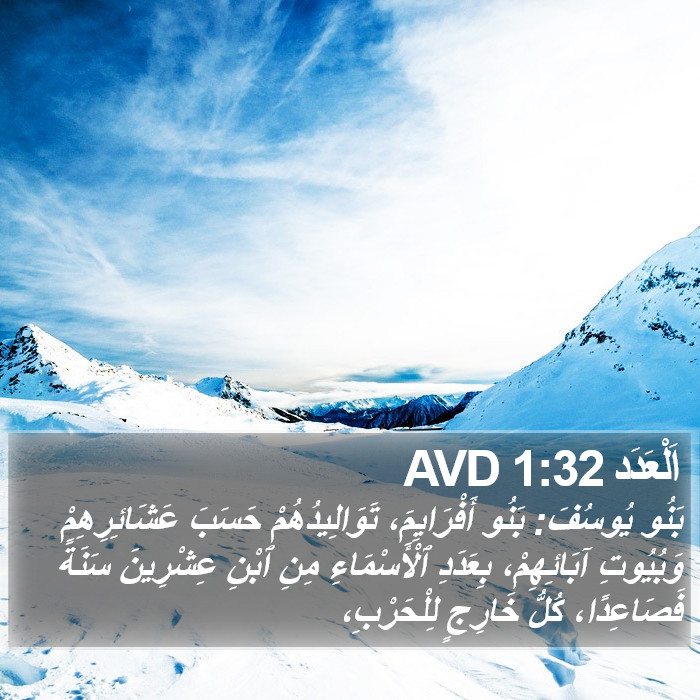 اَلْعَدَد 1:32 AVD Bible Study