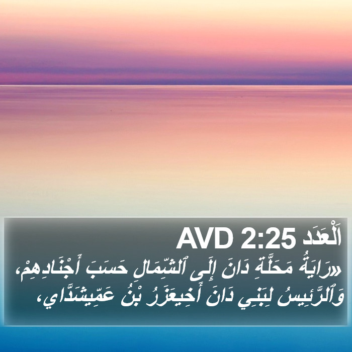 اَلْعَدَد 2:25 AVD Bible Study