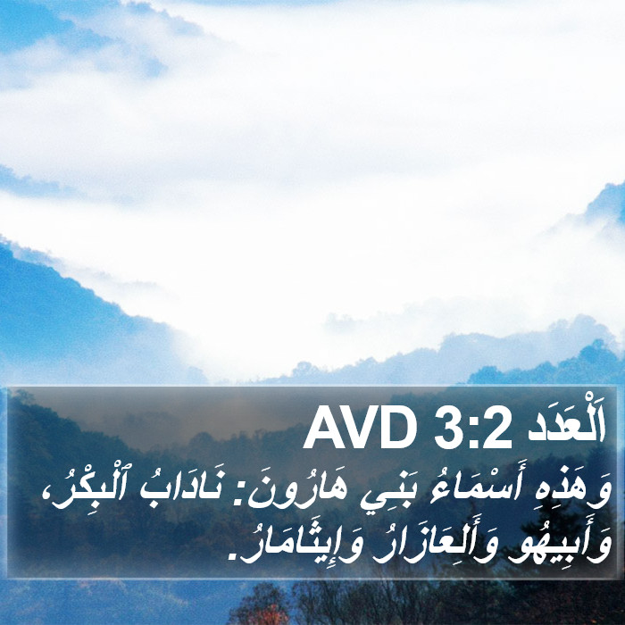 اَلْعَدَد 3:2 AVD Bible Study