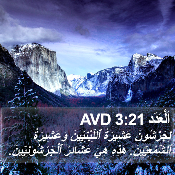 اَلْعَدَد 3:21 AVD Bible Study