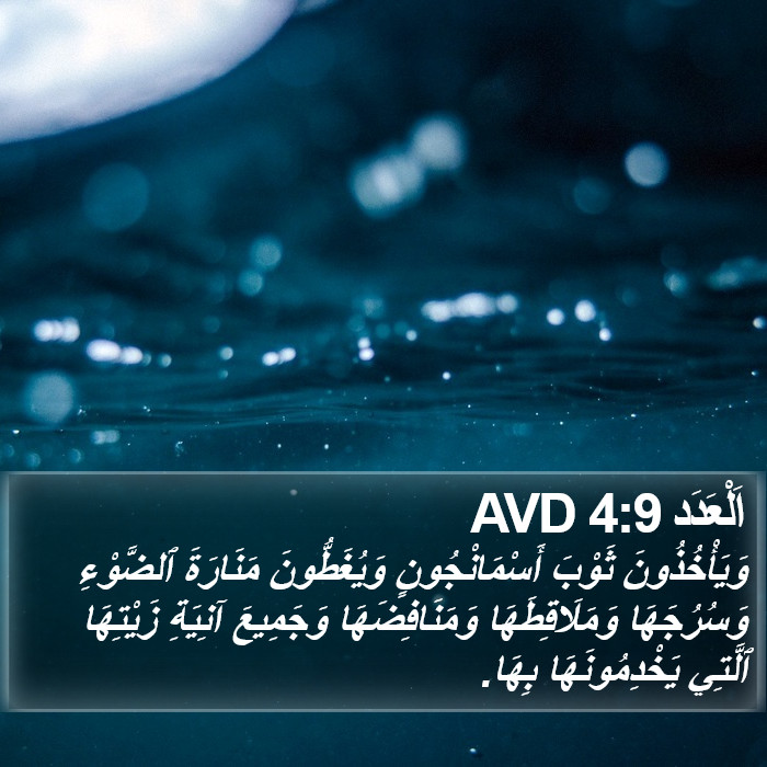اَلْعَدَد 4:9 AVD Bible Study