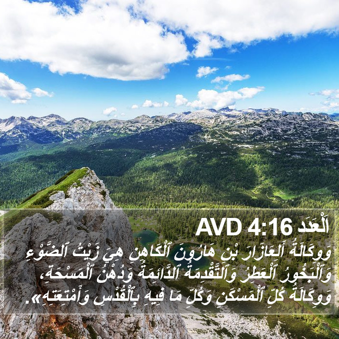 اَلْعَدَد 4:16 AVD Bible Study