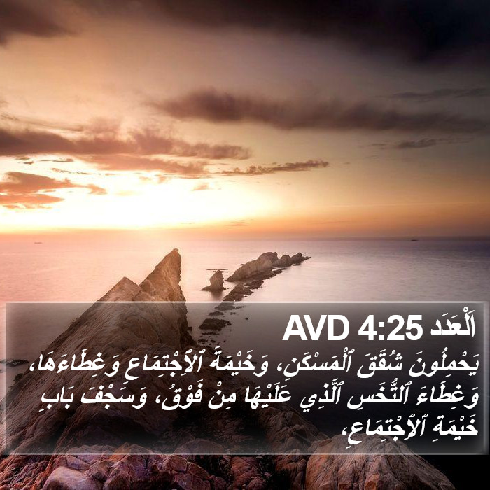 اَلْعَدَد 4:25 AVD Bible Study