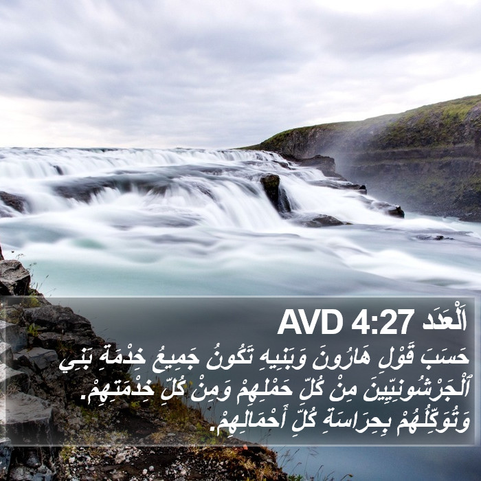 اَلْعَدَد 4:27 AVD Bible Study