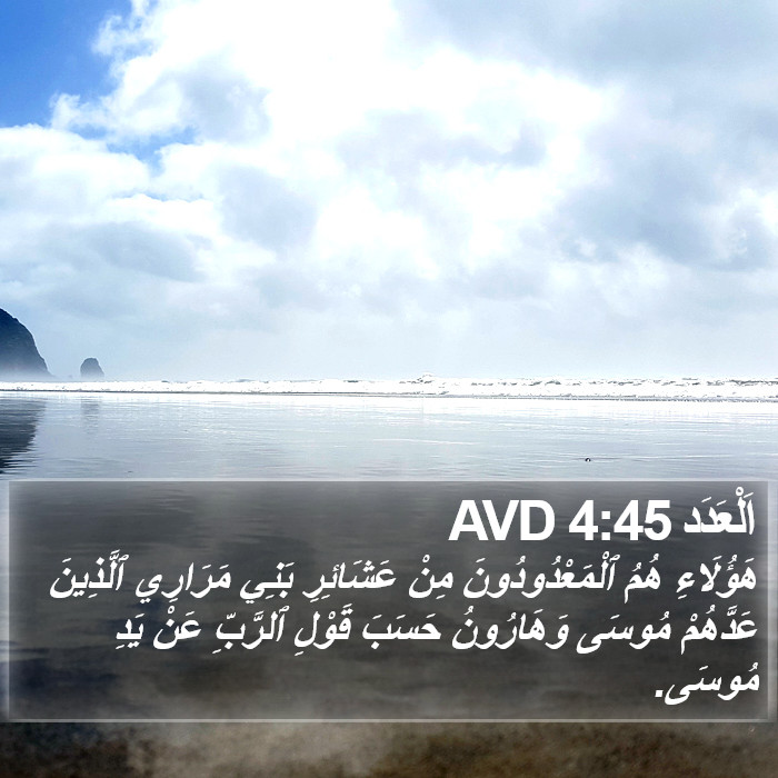 اَلْعَدَد 4:45 AVD Bible Study