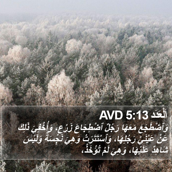 اَلْعَدَد 5:13 AVD Bible Study