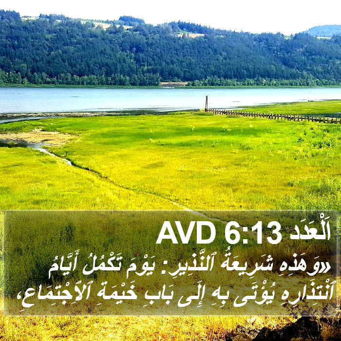 اَلْعَدَد 6:13 AVD Bible Study