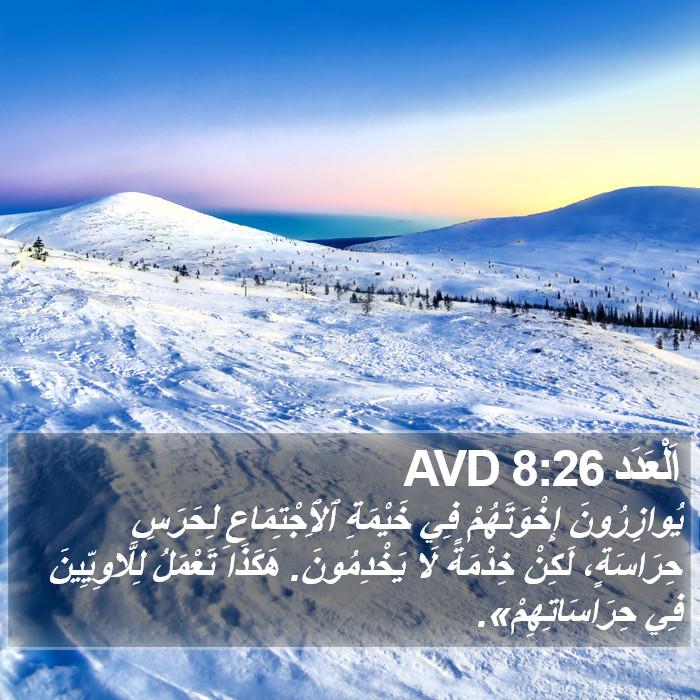 اَلْعَدَد 8:26 AVD Bible Study