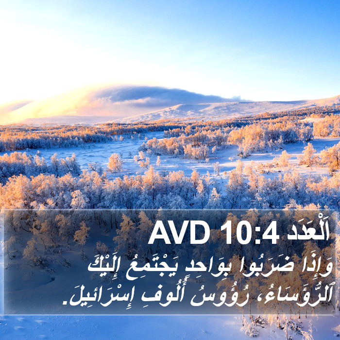 اَلْعَدَد 10:4 AVD Bible Study