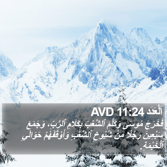 اَلْعَدَد 11:24 AVD Bible Study