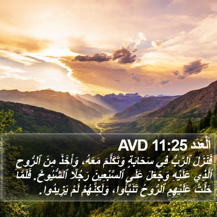 اَلْعَدَد 11:25 AVD Bible Study