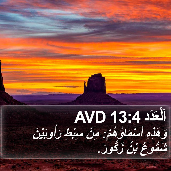 اَلْعَدَد 13:4 AVD Bible Study