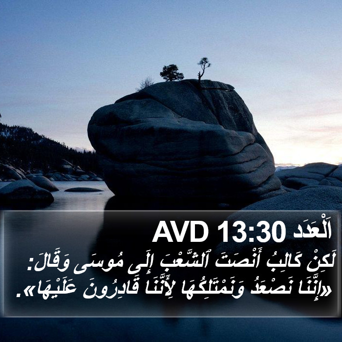 اَلْعَدَد 13:30 AVD Bible Study