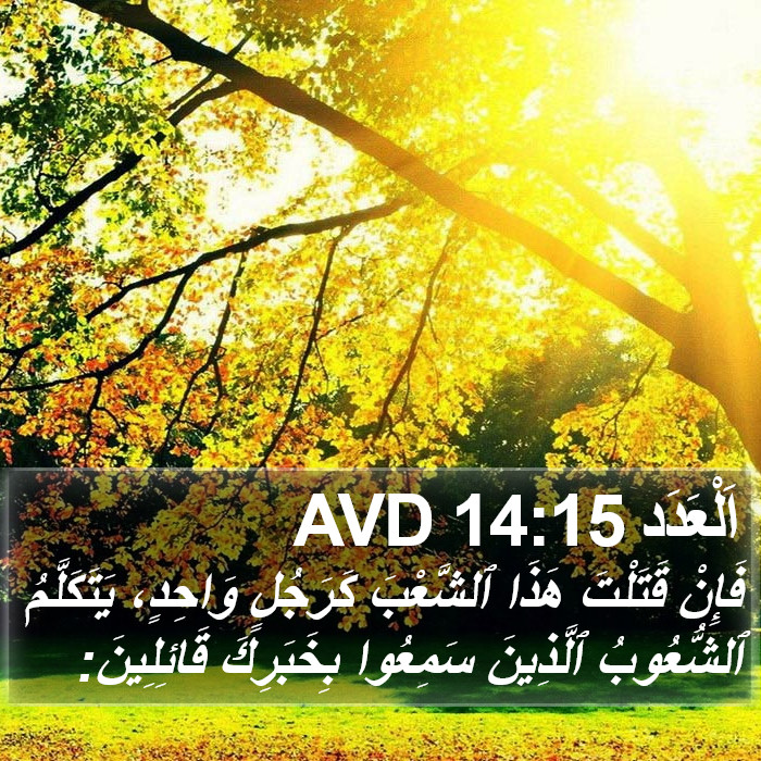 اَلْعَدَد 14:15 AVD Bible Study