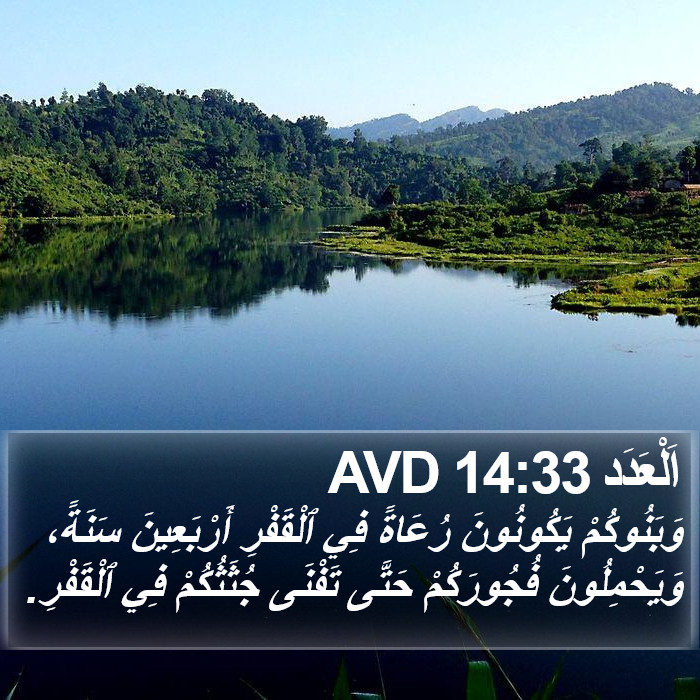 اَلْعَدَد 14:33 AVD Bible Study