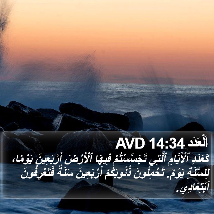 اَلْعَدَد 14:34 AVD Bible Study