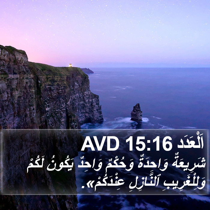 اَلْعَدَد 15:16 AVD Bible Study