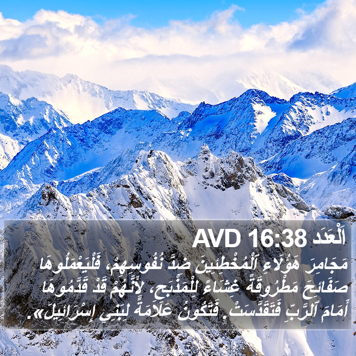 اَلْعَدَد 16:38 AVD Bible Study