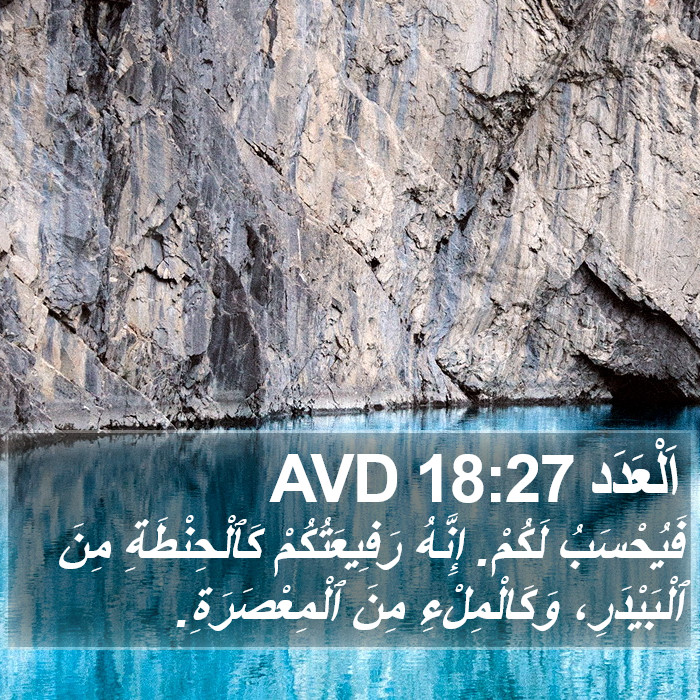 اَلْعَدَد 18:27 AVD Bible Study