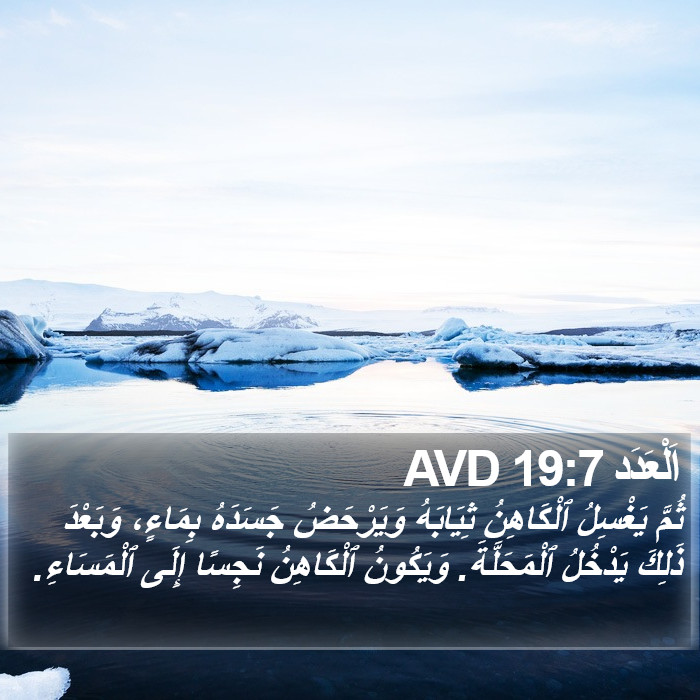 اَلْعَدَد 19:7 AVD Bible Study